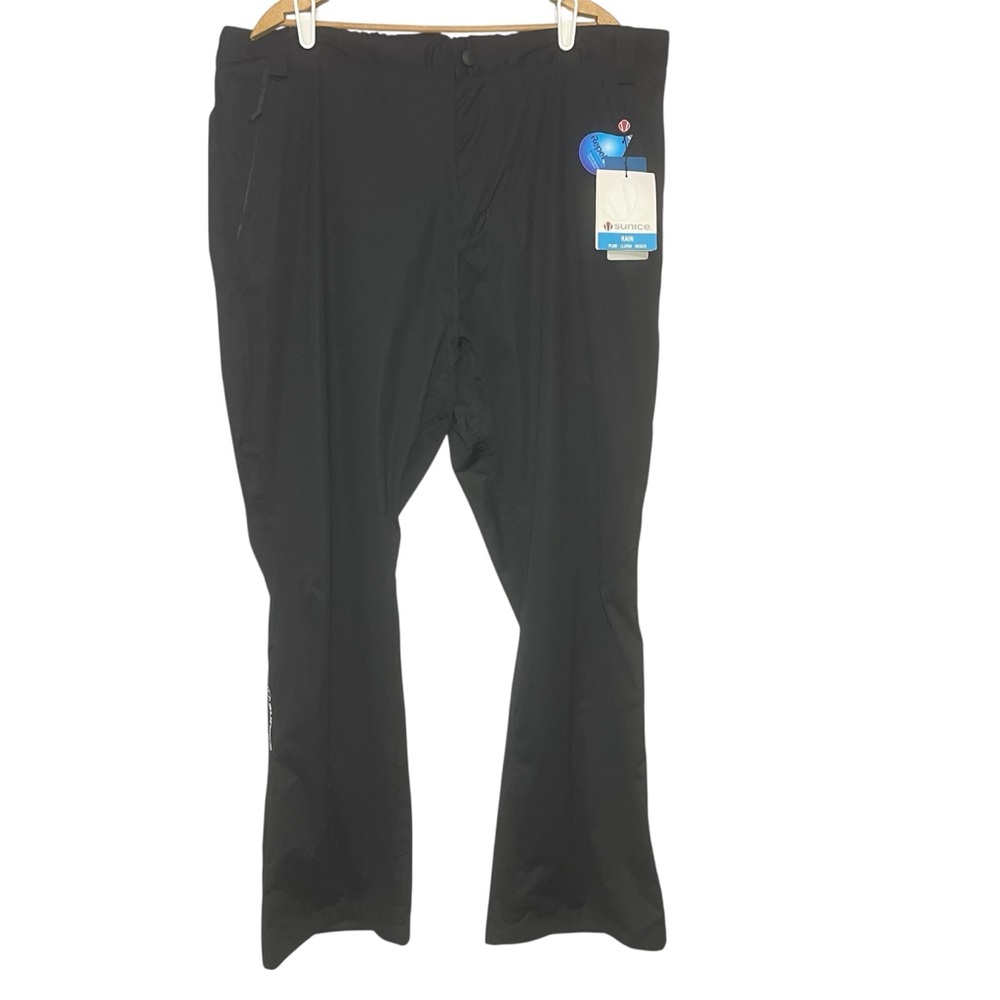 New Sunice Richard Zephal Waterproof Golf Rain Pants Mens Size XXL Black NWT